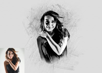 15-In-1 Drawing Effect Photoshop Actions Bundle - Artixty