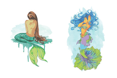 1090 Prestigious Watercolor Illustrations Bundle-Graphics-Artixty