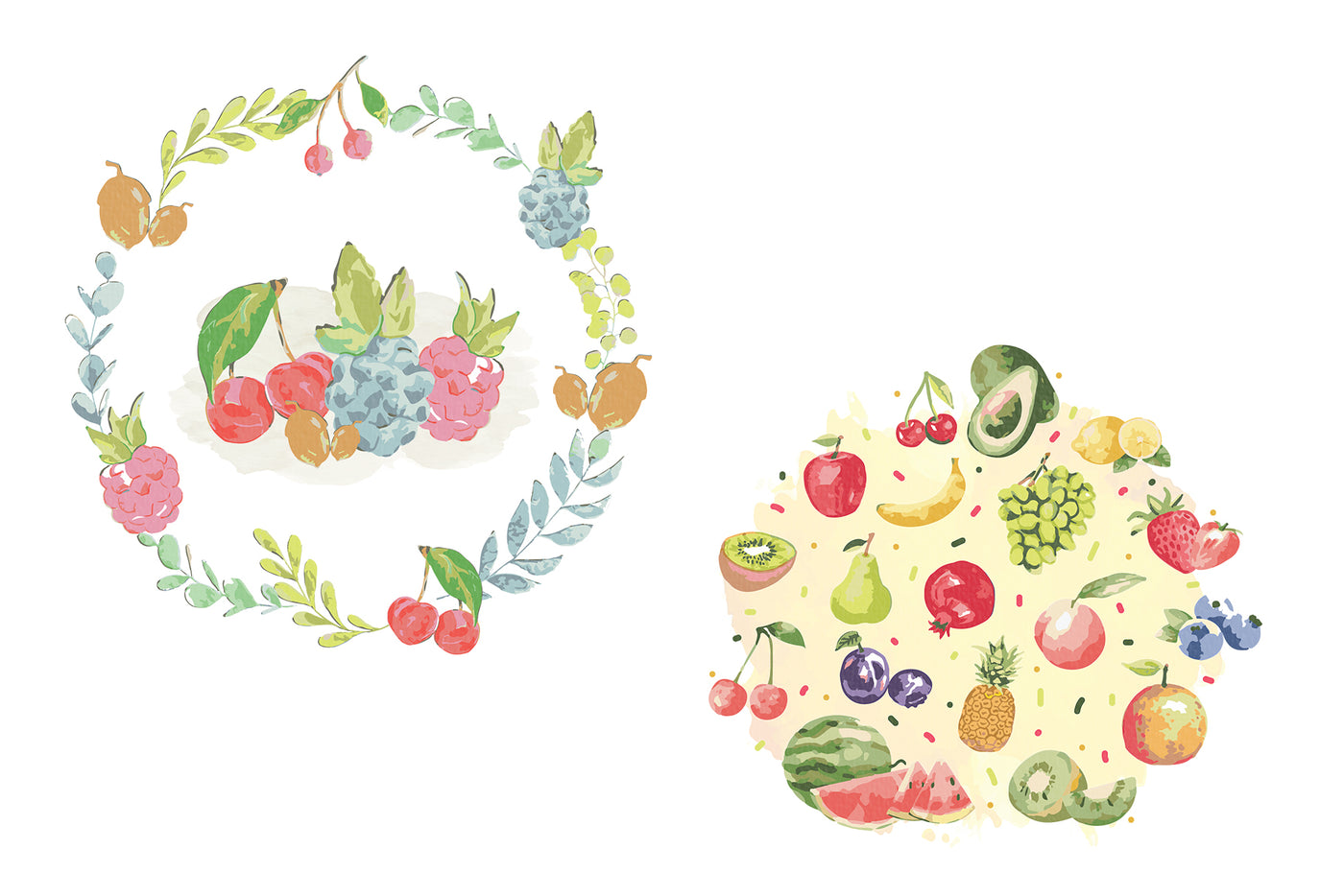 1090 Prestigious Watercolor Illustrations Bundle-Graphics-Artixty