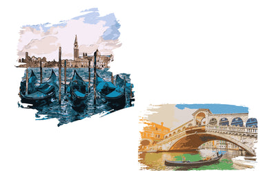 1090 Prestigious Watercolor Illustrations Bundle-Graphics-Artixty