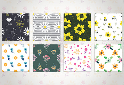 214+ Lovely Seamless Vector Patterns Bundle-Graphics-Artixty