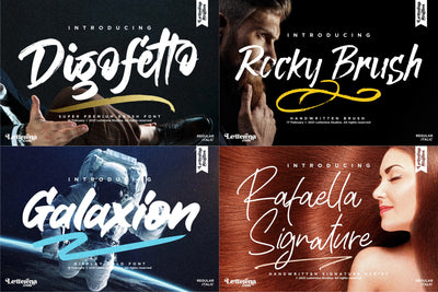 The Aristocratic Font Mega Bundle - 144 Classic Fonts-Fonts-Artixty