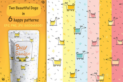 Hand-Drawn Dog Designs Mega Bundle - Artixty