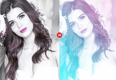 5 In 1 Gradient Photoshop Actions Bundle - Artixty