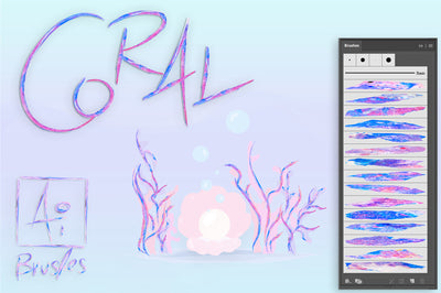 700+ Colourful Illustrator Brushes Bundle-Add-Ons-Artixty