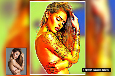 The 10-in-1 Fabulous Oil Paint Effects Bundle-Add-Ons-Artixty