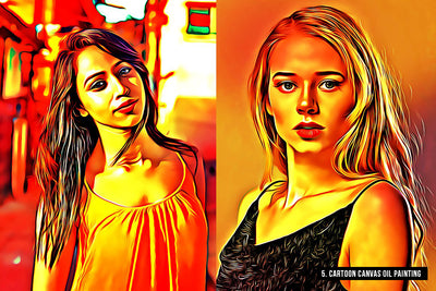 The 10-in-1 Fabulous Oil Paint Effects Bundle-Add-Ons-Artixty