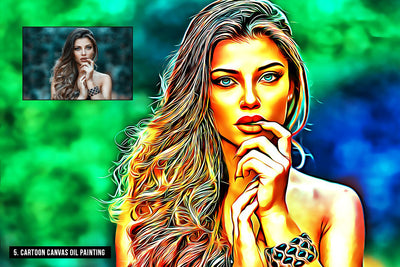 The 10-in-1 Fabulous Oil Paint Effects Bundle-Add-Ons-Artixty