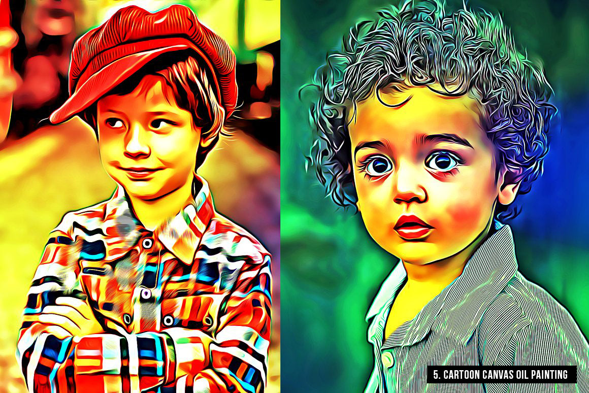The 10-in-1 Fabulous Oil Paint Effects Bundle-Add-Ons-Artixty