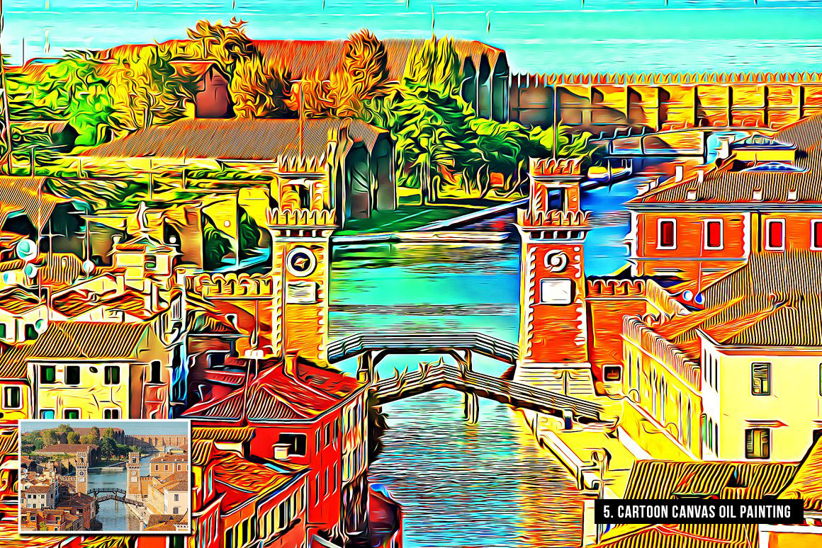 The 10-in-1 Fabulous Oil Paint Effects Bundle-Add-Ons-Artixty