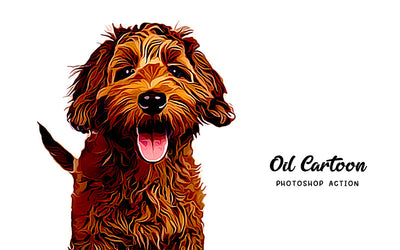 Digital Oil Art Photoshop Actions