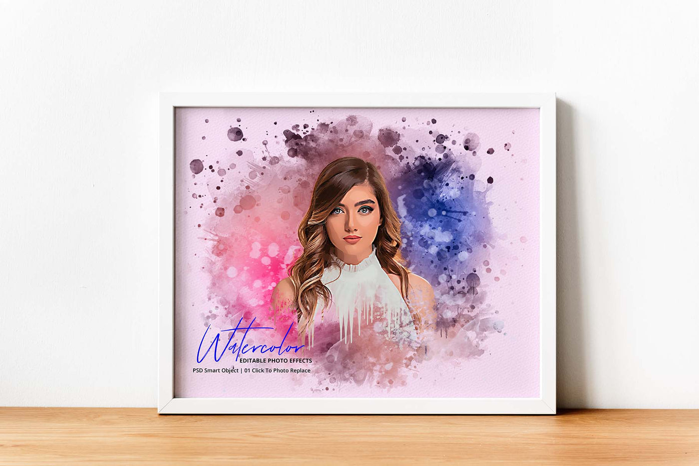 The Portrait Watercolor Photo Effects Bundle - Artixty
