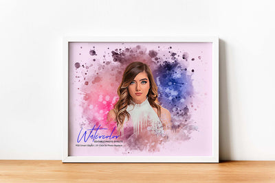 The Portrait Watercolor Photo Effects Bundle - Artixty