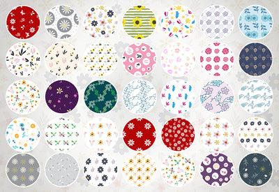 214+ Lovely Seamless Vector Patterns Bundle-Graphics-Artixty
