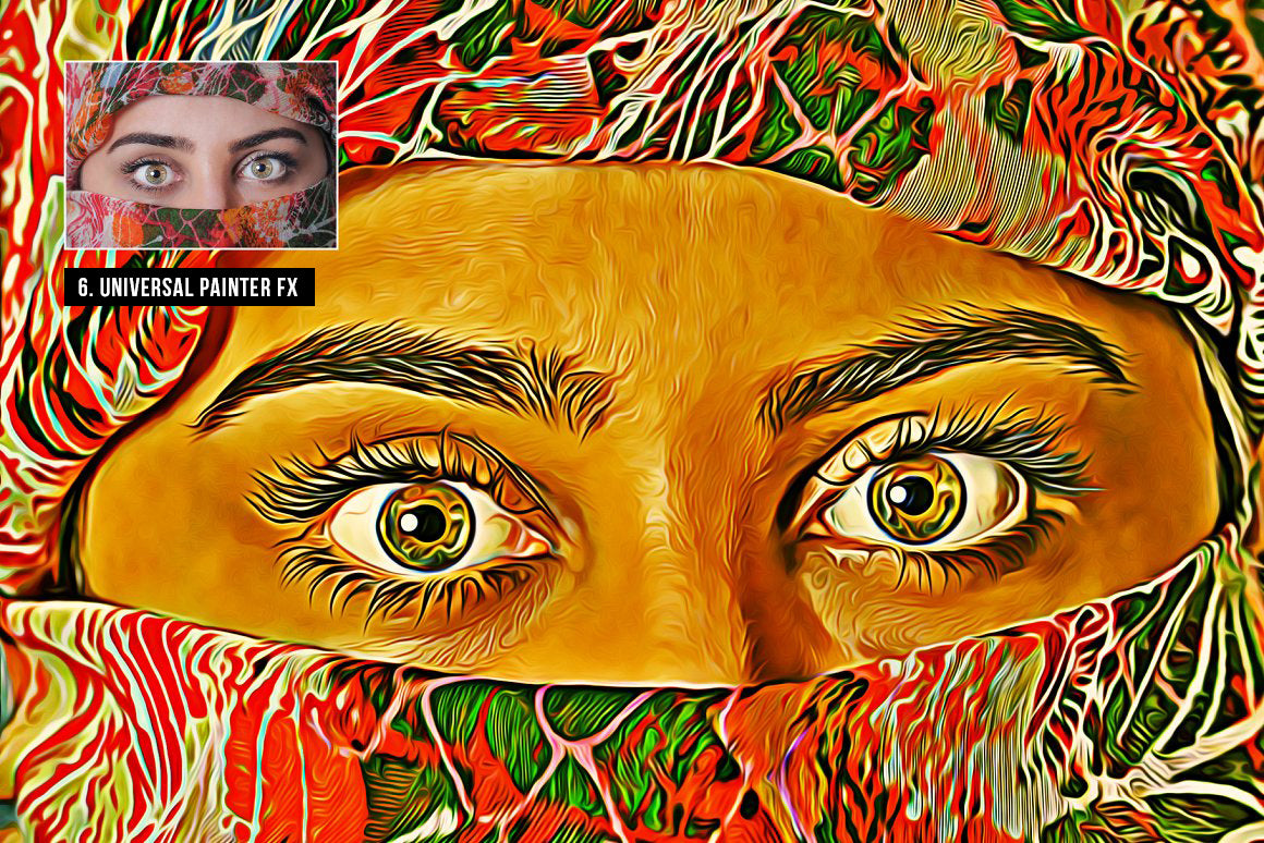 The 10-in-1 Fabulous Oil Paint Effects Bundle-Add-Ons-Artixty