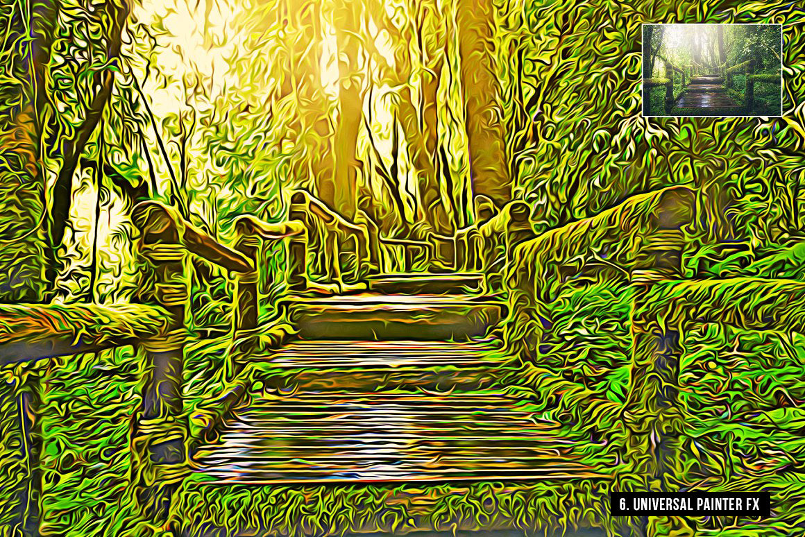 The 10-in-1 Fabulous Oil Paint Effects Bundle-Add-Ons-Artixty