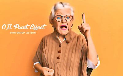 Digital Oil Art Photoshop Actions