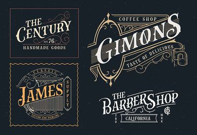 The Massive Vintage Font Bundle - 15 Fonts - Artixty
