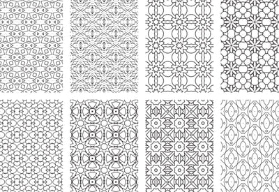 2500 Premium Quality Geometric Pattern Pages Bundle-Graphics-Artixty