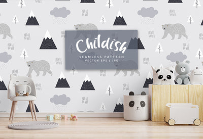 214+ Lovely Seamless Vector Patterns Bundle-Graphics-Artixty