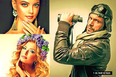 The 10-in-1 Fabulous Oil Paint Effects Bundle-Add-Ons-Artixty