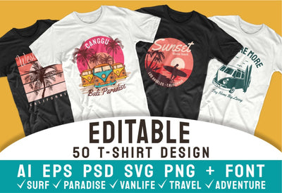 900+ Trendy T-shirt Designs Mega Bundle-Templates-Artixty