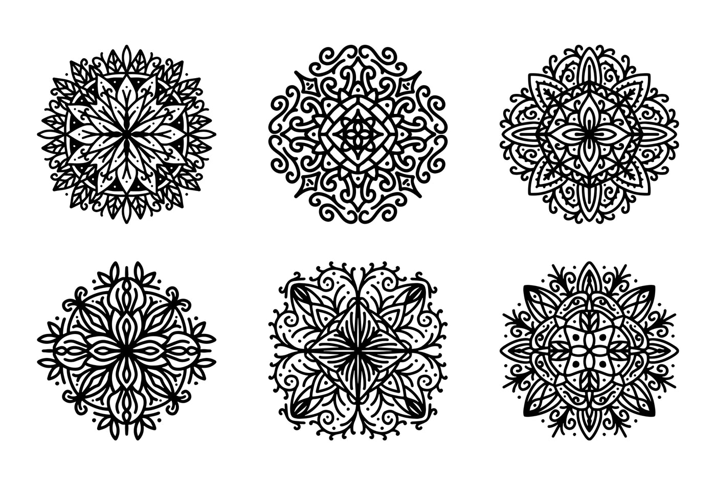 The 625 Mandala Illustrations Collection - Artixty