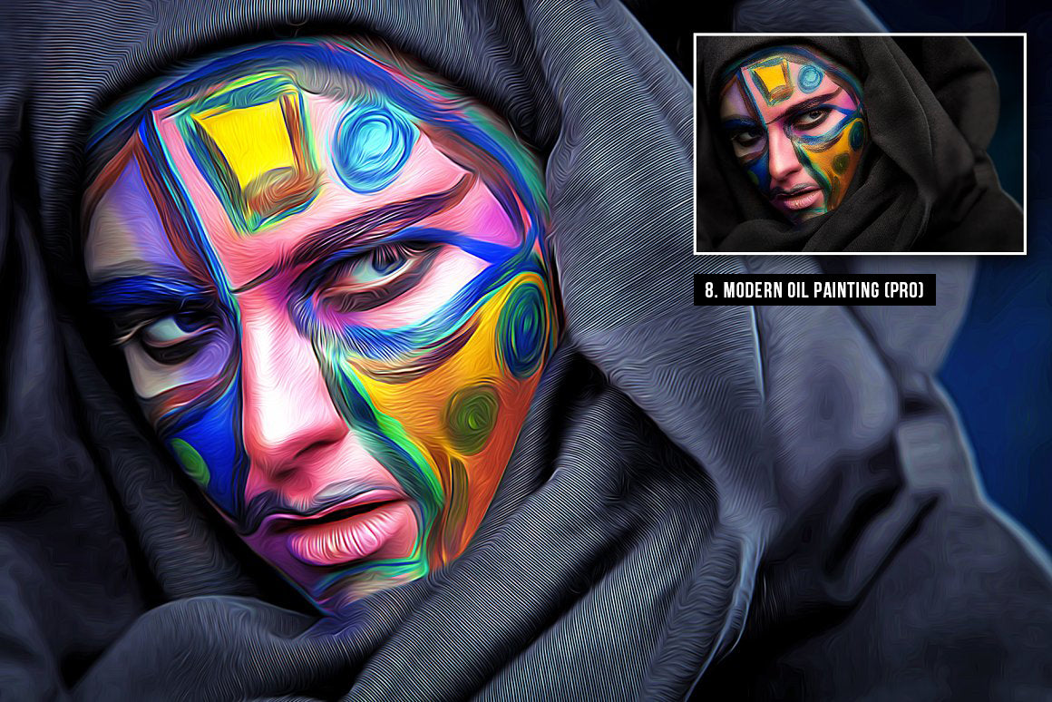 The 10-in-1 Fabulous Oil Paint Effects Bundle-Add-Ons-Artixty