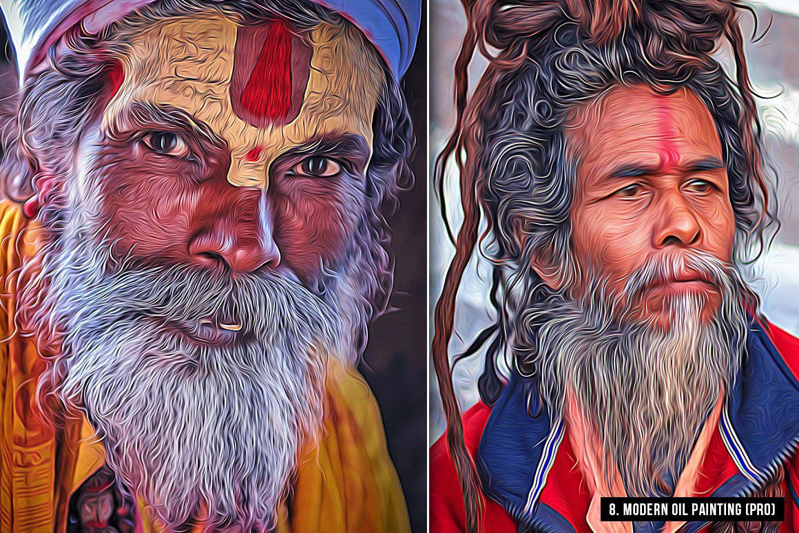 The 10-in-1 Fabulous Oil Paint Effects Bundle-Add-Ons-Artixty