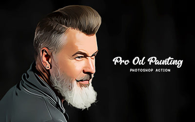 Digital Oil Art Photoshop Actions