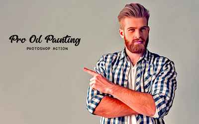 Digital Oil Art Photoshop Actions