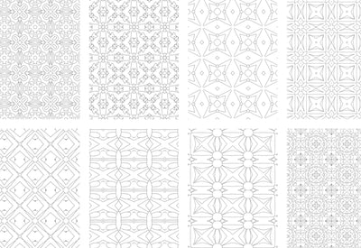 2500 Premium Quality Geometric Pattern Pages Bundle-Graphics-Artixty