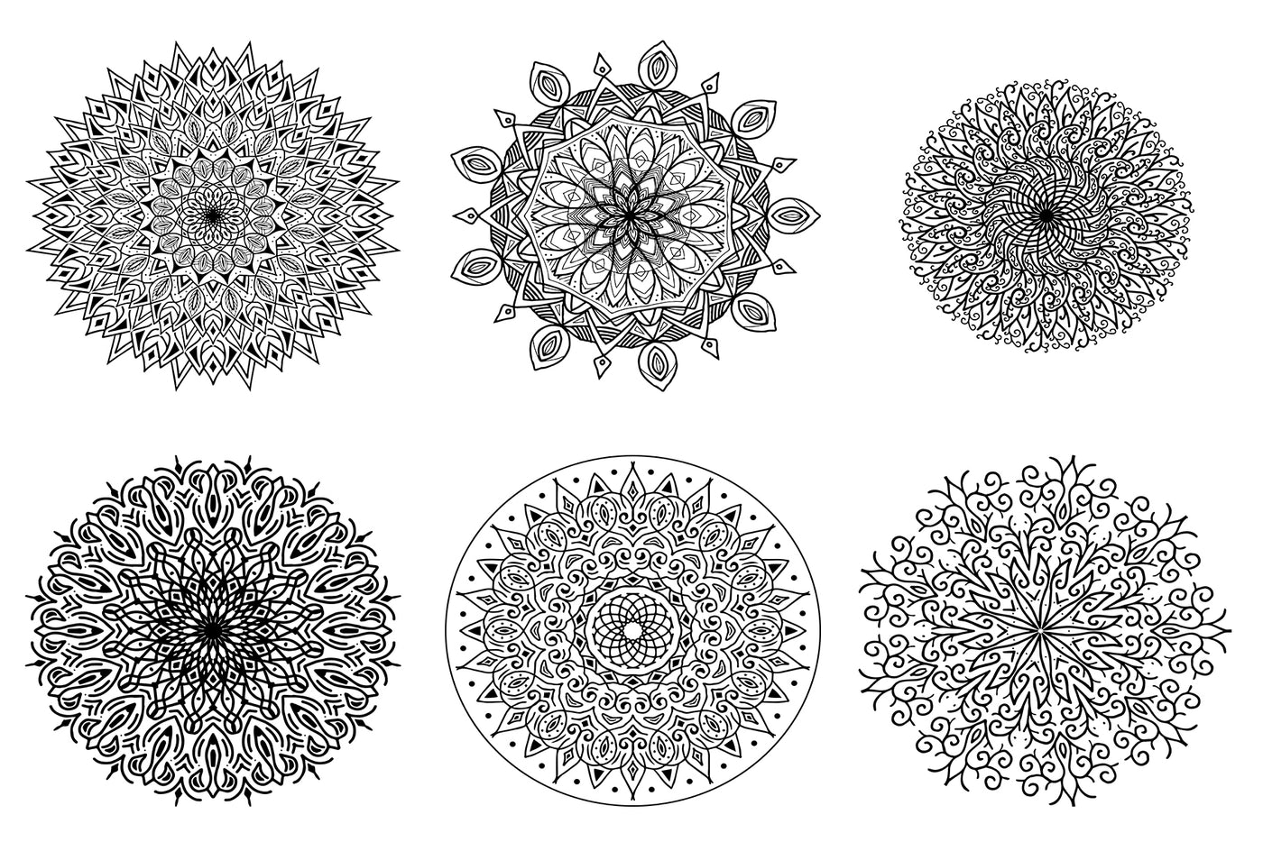 The 625 Mandala Illustrations Collection - Artixty