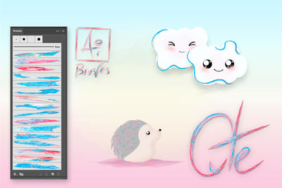 700+ Colourful Illustrator Brushes Bundle-Add-Ons-Artixty
