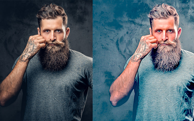 Digital Oil Art Photoshop Actions