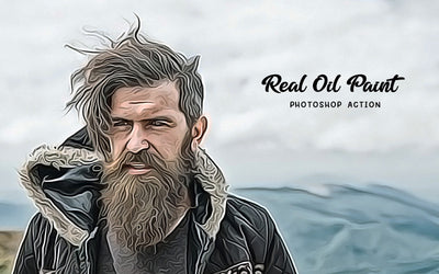 Digital Oil Art Photoshop Actions