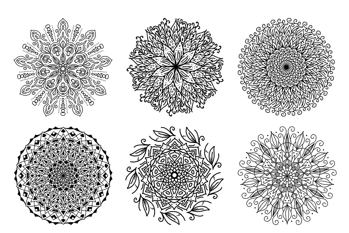 The 625 Mandala Illustrations Collection - Artixty