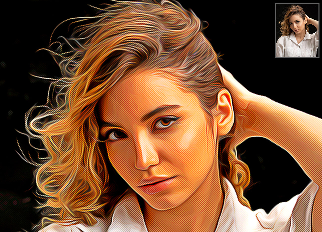 Pro Art Effect Photoshop Actions Bundle - Artixty