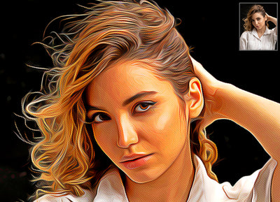 Pro Art Effect Photoshop Actions Bundle - Artixty