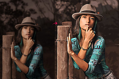 OIL PAINTING PHOTOSHOP ACTIONS BUNDLE