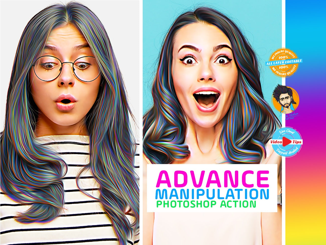 The Charming Bundle of Photoshop Actions and Templates