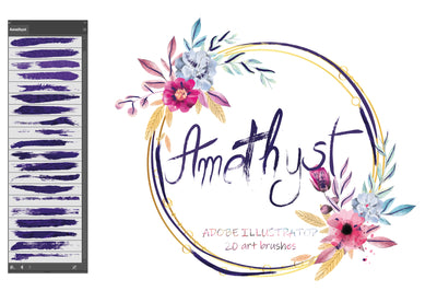 700+ Colourful Illustrator Brushes Bundle-Add-Ons-Artixty