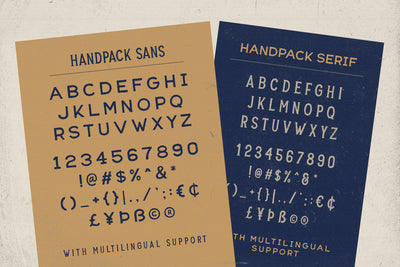 The Handpack Font Collection-Fonts-Artixty