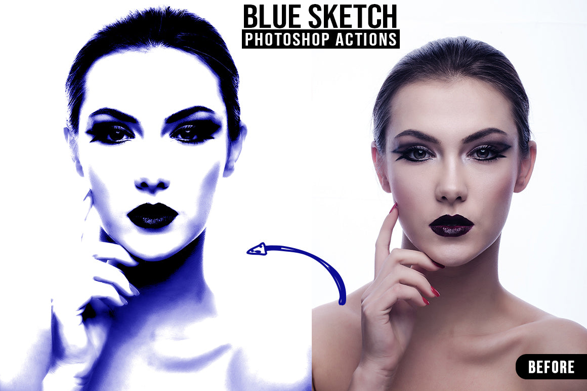 The 30-in-1 Modern Sketch Photoshop Actions Bundle-Add-Ons-Artixty