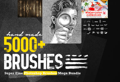 5000+ Handmade Brushes Mega Bundle-Add-Ons-Artixty
