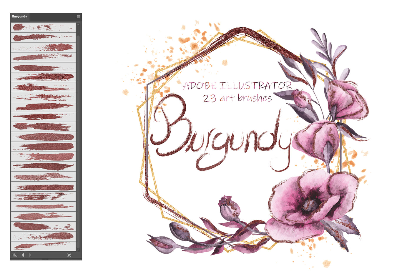 700+ Colourful Illustrator Brushes Bundle-Add-Ons-Artixty