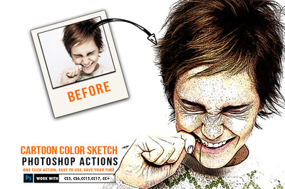 The 30-in-1 Modern Sketch Photoshop Actions Bundle-Add-Ons-Artixty
