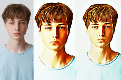 Digital Oil Painting Photoshop Actions Bundle