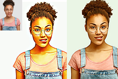 Digital Oil Painting Photoshop Actions Bundle