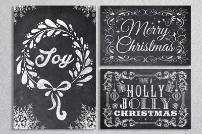 Chalk Mega Holiday Flyers Bundle - Artixty